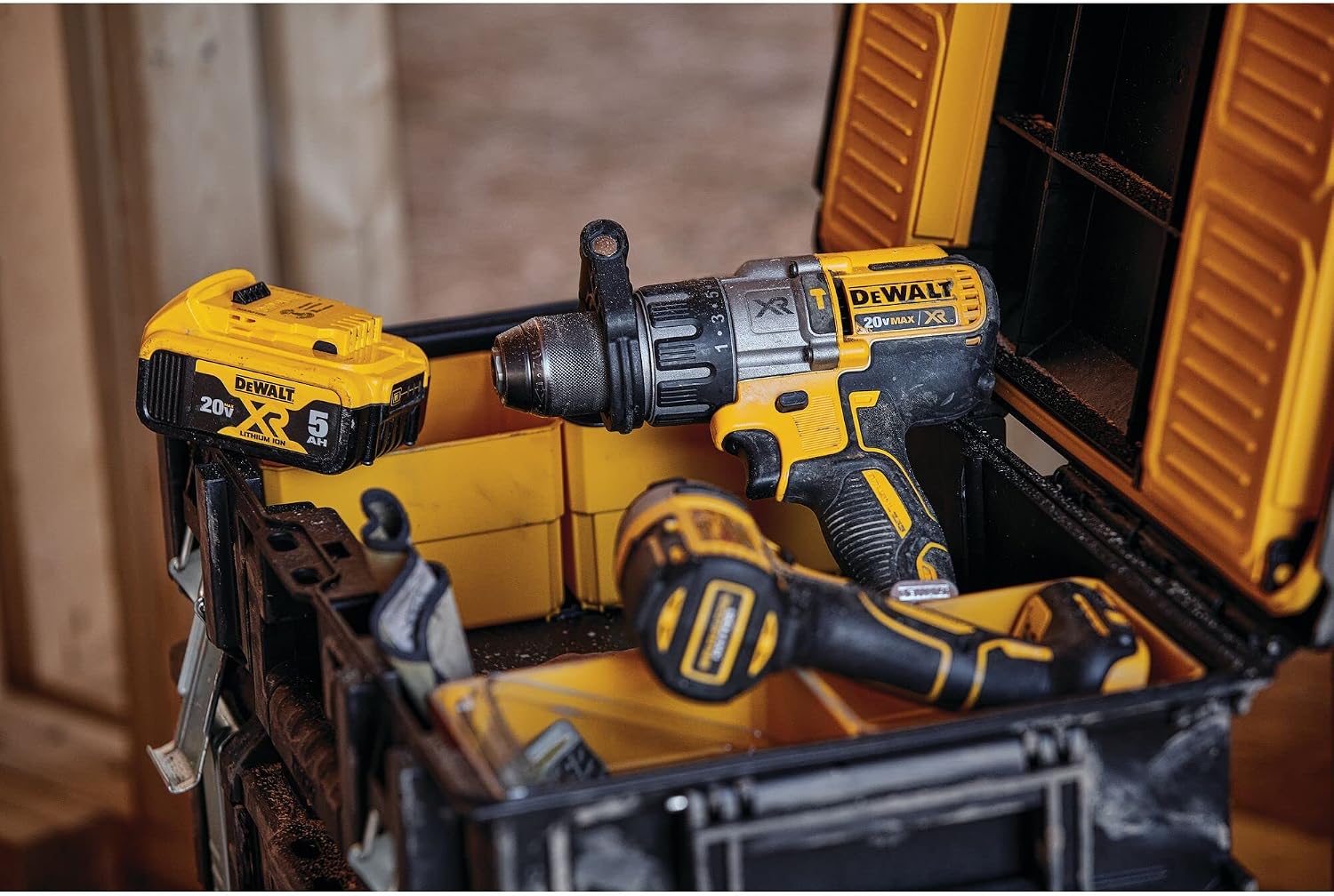 DEWALT 20V MAX XR Cordless Hammer Drill Driver Brushless, Heavy Duty 1/2", 3-Speed, Tool Only (DCD996B)
